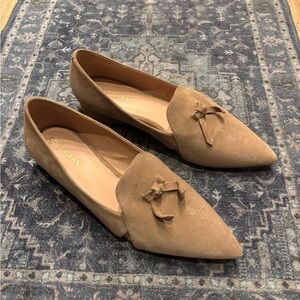 Cole Haan Women's Brown Suede Loafers